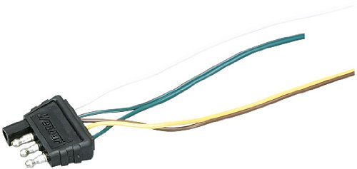 Wesbar 4-Way Flat Wishbone Wire Harness Kit, 25-Feet