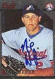 Neil Weber, Montreal Expos, 1996 Bowman 1st Card Autographed Card