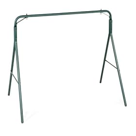 Jack Post Country Garden Swing Frame in Matte Green Finish from Swings & Rockers Gliders