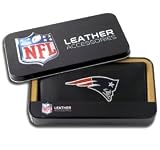 New England Patriots Embroidered Leather Checkbook Cover
