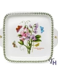 Kitchen: Portmeirion Botanic Garden Square Bread & Butter Plates-Set(s) Of 6 - Portmeirion