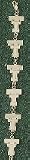 Texas Tech Red Raiders Double TT 1/2 7 3/4 Bracelet -14KT Gold Jewelry