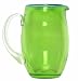 Hand Blown Glass Green Creamer 6.5