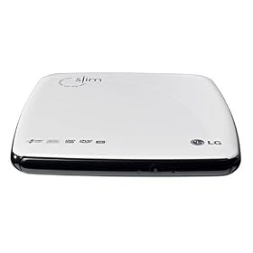 LG  GP08NU10 8x External DVDRW Slimline USB Retail Drive