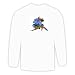 Long Sleeve T-shirt with Alaska, state bird, state, forget-me-not, willow ptarmigan, state flower