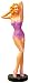American Shop - Deko Figur Pin Up Lady, 92cm Höhe