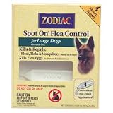 Zodiac Spot On Large Dog - 4 pack