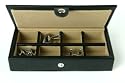 Unbranded Leatherette & Felt Cufflink Cuff Link Cufflinks Box