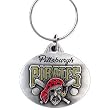 Pittsburgh Pirates Oval Pewter Keychain