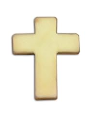 Lawn & Patio: US Flag Store Christian Cross Gold Finish Lapel Pin - Online Stores Inc.