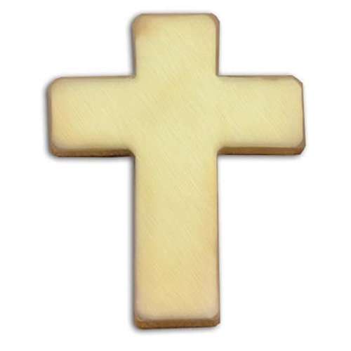 US Flag Store Christian Cross Gold Finish Lapel Pin