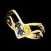 Jewelry : Half Ball Earring With Star Center 14K Yellow Gold from Perfect Jewelry & Gifts