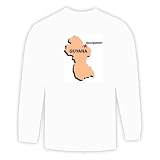 Long Sleeve T-shirt with map, georgetown, vector