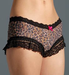 31R7adpk99L Hanky Panky Leopard Ruffle Tap Panty Panty (431515)