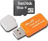 Sandisk 16GB Micro SDHC Class 4 TF Memory Card for Samsung GALAXY Tab 7 0 Plus Galaxy S II Epic 4G Touch wit
