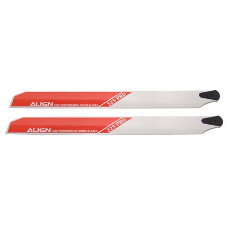 "Align 325mm PRO Wood Rotor Blade Set, White ~ H325WW"