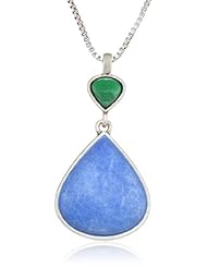 Lucky Brand Long Blue Pendant Necklace, 30"