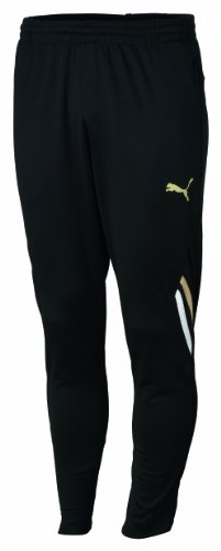 PUMA Herren Trainingshose King Pants, black-team gold, XXXL, 652576 03