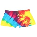 Rainbow Tie-dye multicolor jersey Cotton women