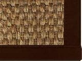 Basketweave Mountain Grass Rug - Brown