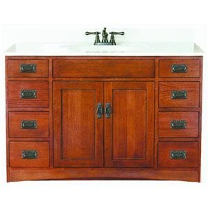 48X21 MISSION OAK VANITY Prod. FR4821D)