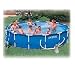 Intex 15 ft x 36 in Metal Frame Swimming Pool Set - Complete Pool Set
