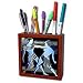 Zodiac Signs Horoscope - Gemini Zodiac Sign - Tile Pen Holders-5 inch tile pen holder