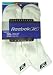 Reebok Cushion Low-Quarter White with Black 6-Pack (Mens)