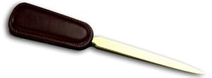 Two-Tone Leather Letter Opener