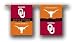 Texas Longhorns 28X40 Banner W/ Pole Sleeve - Rivalry House Divided - NCAA