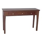 ORE International R9115 Fraser Console/Sofa Table with 3 Drawers