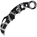 Cuttin' Horse Hawkbill, Camo Handle & Blade, Pocket Clip