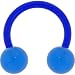 Bioplast Blue Glow In The Dark Circular Horse Shoe