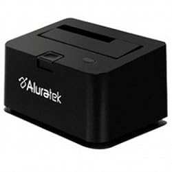 Aluratek USB 2.0 2.5-Inch/3.5-Inch SATA Portable External Hard Drive Docking Enclosure AHDDU100F