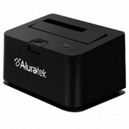 Aluratek USB 2.0 2.5-Inch/3.5-Inch SATA Portable External Hard Drive Docking Enclosure AHDDU100F