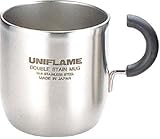 ユニフレーム(UNIFLAME)Wステンレスマグ ブラック 666210