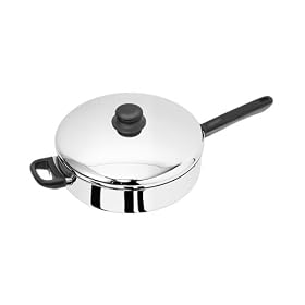 12 Kitchen Basics 18 10 Stainless Steel Chef Chicken Fryer Pan by Kinetic