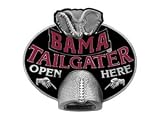 Bergamot 40063 Alabama Crimson Tide Tailgater Bottle Opener Hitch Cover 9x4x6-in.