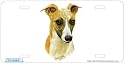 Whippet Art Print - License Plate Tag By Robert J. May From Airstrike