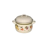 Produkt-Bild: Fleischtopf "Obstgarten" aus Email Gr&ouml;&szlig;e: 20cm
