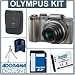 Olympus SZ-30MR Digital Camera Kit - Silver - with 8GB SD Memory Card, Camera Case, Table Top Tripod, Spare LI- 50B Lithium-Ion Rechargeable Battery, Memory Card Holder (4)