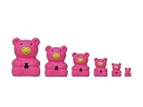 Matryoshka Madness Pink Teddy
