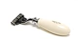 Truefitt & Hill Ivory Regency Razor, Chrome