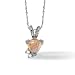 Trillion Tavolite and Diamond Pendant