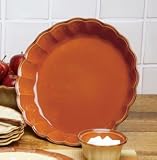 Casafina Autumn Waves Pumpkin Round Pie Dish
