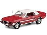 Franklin Mint 1/24 1968 Ford Mustang High Country Special: Candy Apple Red