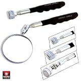 Professional Mechanic's Retrieval Tool & Mirror Set