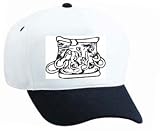White Cap with black and white, object, cultural, pot, Europe, England, ancient, United Kingdom, article, artifact