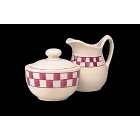 Bowls Red Natural , Sugar Bowl by Renovator's Supply