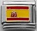 Jewelry : Clearly Charming Spain Flag Italian Charm